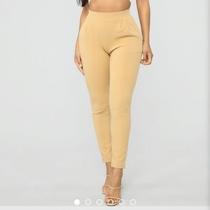 Mustard yellow pants